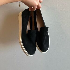 Ralph Lauren black slip-on shoes
